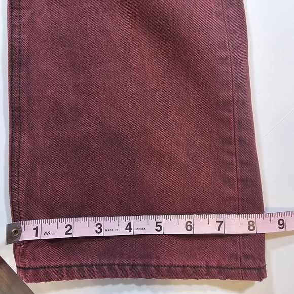 GRLFRND Melanie High Rise Boot Cut Jeans Women's Sz 23 In Zinfandel Color - Picture 13 of 13